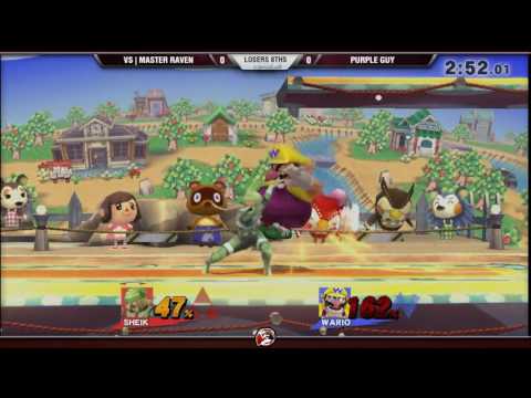 VS Weekly 2/16/17 - Losers 8ths - Master Raven (Sheik) vs. Purple Guy (Wario) - Smash 4