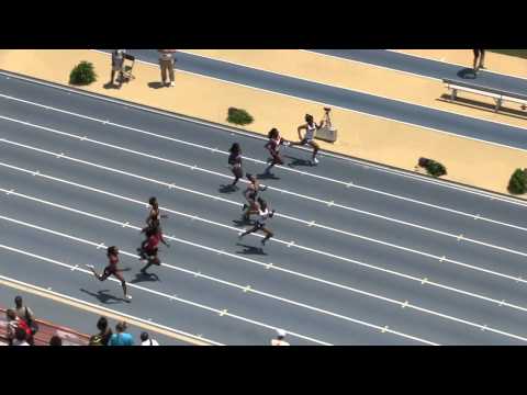 Girls 100m EE Heat 2 - New Balance Nationals Outdoor 2013
