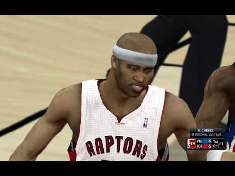 nba2k12 Toronto Raptors vs 76ers