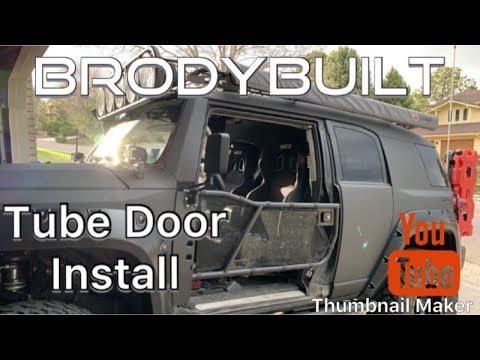 Toyota FJ Tube Door Install