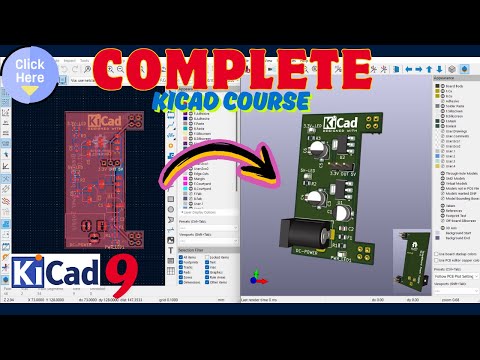 Complete KiCad 9 Course – From Circuit to PCB Design