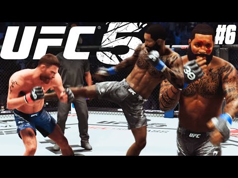 UFC 5 Career Mode Ep. 6: Big KOs On The Road To Becoming Ranked!