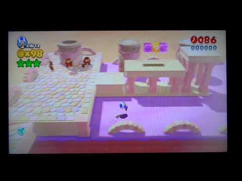 [Super Mario 3D World] World 3-4 Pretty Plaza Panic Speedrun in 17 seconds