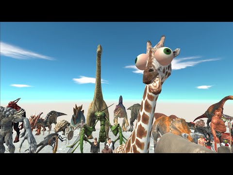 DINOSAUR RACE 18(all units race) - Animal Revolt Battle Simulator