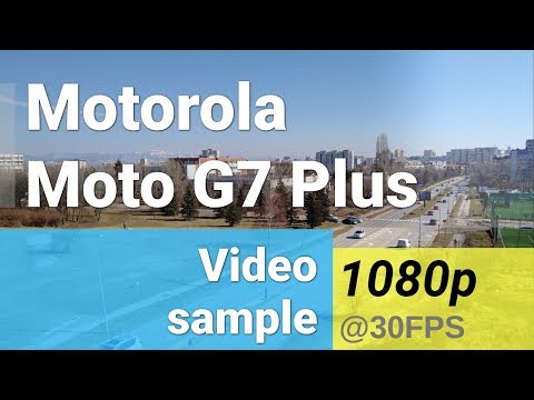 Motorola Moto G7 Plus 1080p video sample