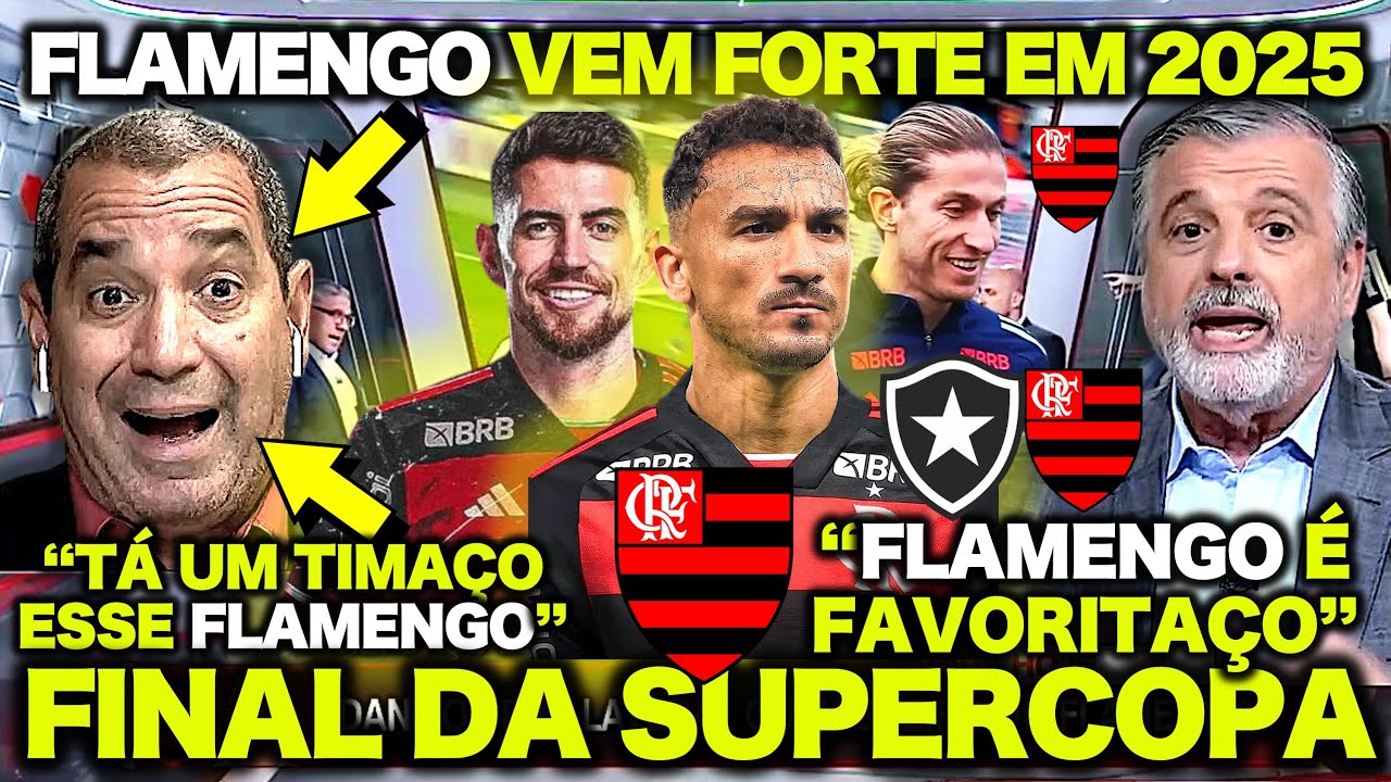"FLAMENGO É FAVORITAÇO ao TÍTULO da SUPERCOPA !" PASCOAL FOI DIRETO ! DANILO CHEGOU ! E+