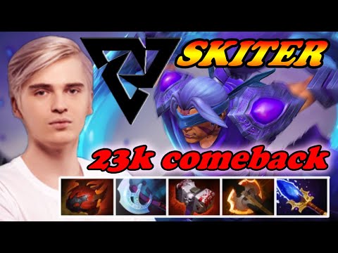 Skiter Antimage amazing 1 buy back  = 23k comeback | 7.34d Immortal Best Ranked Gameplay