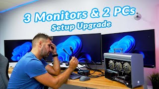 How to Declutter/Minimize Your Triple Monitor Setup? (iDock D23)