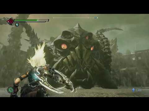 Darksiders 3 - Chapter 5 Festering Pool: Save Human, Vulgrim Shortcut, 4 Eyed Monster Fight (2018)