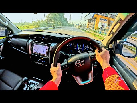 Driving POV TOYOTA FORTUNER 2.4 TRD TURBODIESEL A/T 2019 | ACCELERATION & HANDLING | Test Drive ASMR