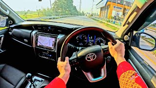 Download lagu Driving POV TOYOTA FORTUNER 2.4 TRD TURBODIESEL A/T 2019 | ACCELERATION & HANDLING | Test Drive ASMR mp3