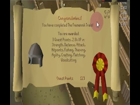 Old School Runescape 2020 Fremennik trials quest guide