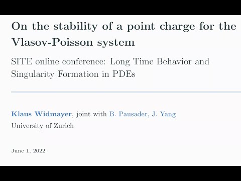 Klaus Widmayer, Institute of Mathematics, University of Zurich