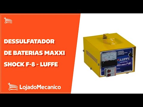 Dessulfatador de Bateria Maxxi Shock F-08 220V - Video