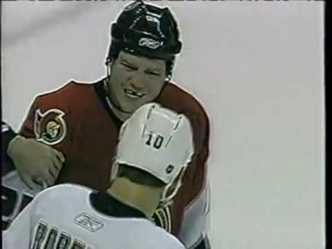 Ottawa Senators at Pittsburgh Penguins (Game 3) - April 15, 2007 - Den McAmmond, Gary Roberts