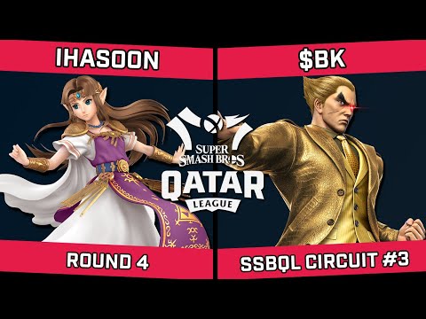 iHasoon (Zelda/Palutena) vs $BK (Kazuya/Ryu) - 2023 SSBQL Circuit #3