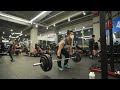 클린 130kg 쳐 떨굼