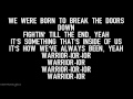 KESHA - WARRIOR LYRICS
