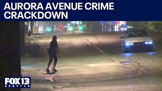 Seattle police crack down on crime, prostitution along Aurora Avenue | FOX 13 Seattle
