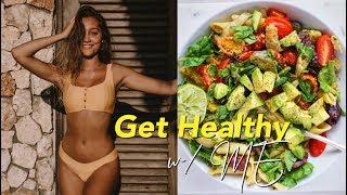 Get Healthy/Fit with Me! What I Eat in a Day + Workout