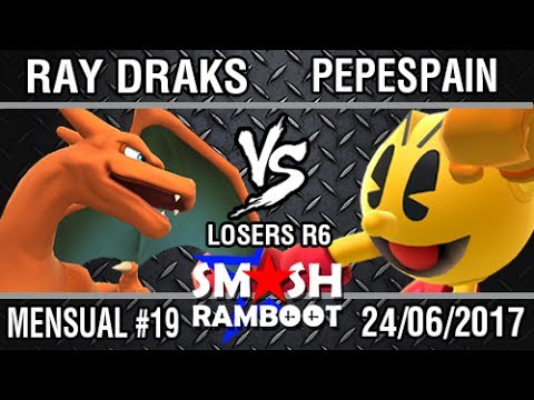 [SmashxRamboot #19] Ray Draks (Charizard) Vs. PEPESPAIN (Pac-Man) Losers R.6