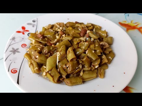 📣BU FASULYE KAVURMASI VARSA ANA YEMEĞE GEREK YOK👌🏻 YUMURTALI TEREYAĞLI TAZE FASULYE KAVURMASI TARİFİ