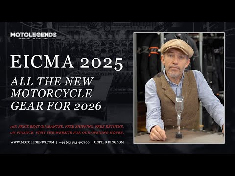 EICMA 2025. All the new motorcycle gear for 2026