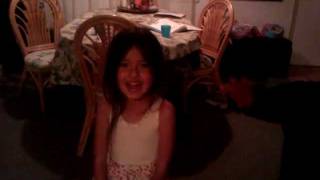 Little Drama Queen sings Goodnight, Sweetheart, Go