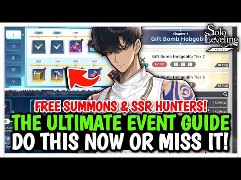 DO THIS NOW OR REGRET LATER! NEW EVENTS GUIDE! FREE 4 SSR HUNTERS & 8 WEAPONS - Solo Leveling: Arise