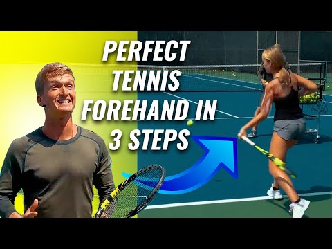 How To Hit the Perfect Tennis Forehand | 3 EASY Steps To Effortless Forehand Power & Topspin