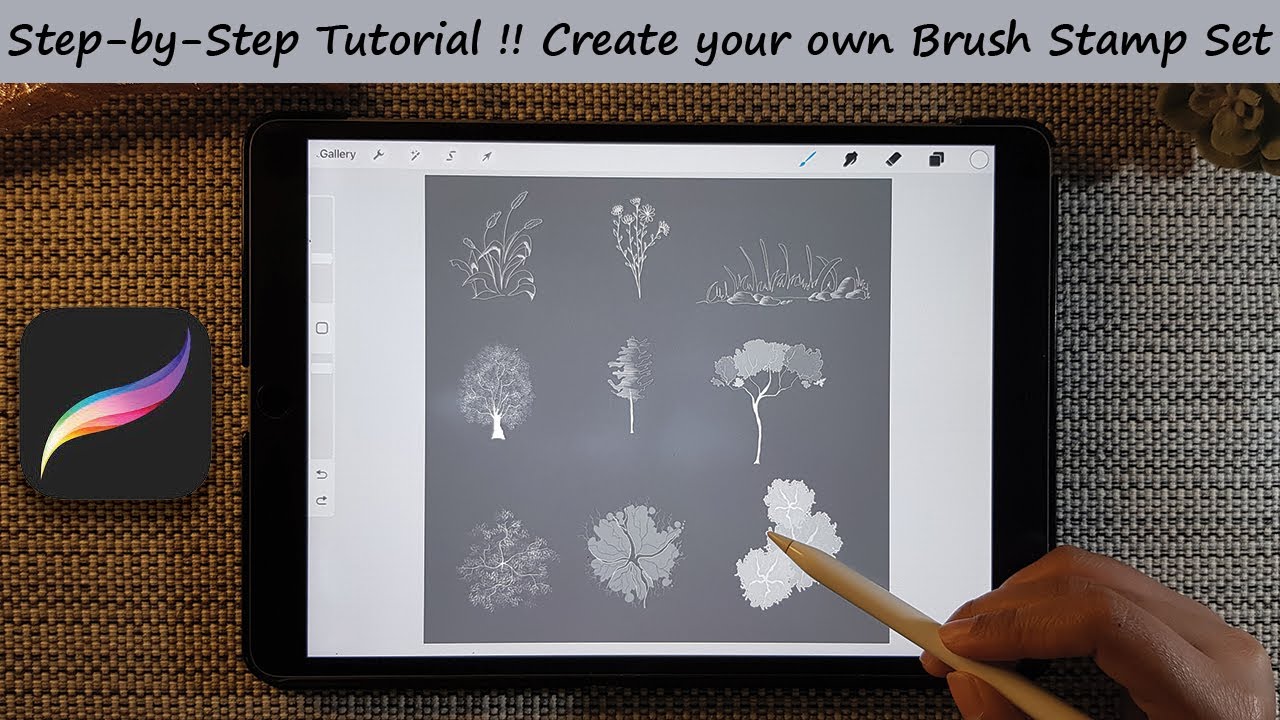 *Beginners Guide* How to create Landscape Brush - Set using Procreate?!! #art #landscape #tutorial