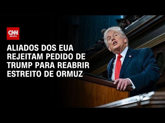 Aliados dos EUA rejeitam pedido de TRUMP para reabrir ESTREITO DE ORMUZ
