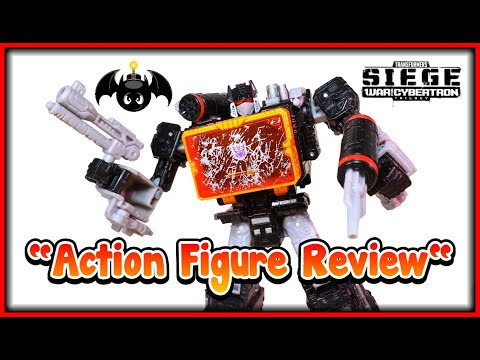 Transformers Siege War for Cybertron Soundblaster action figure review. (35th Anniversary)