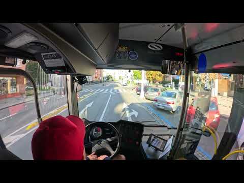 4K Trolleybus Cab View | Škoda 27Tr – Line 25 | Brno, Czech Republic