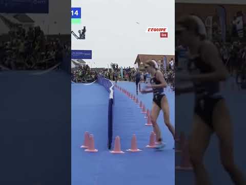 Cassandre Beaugrand en patronne au WTCS de Quiberon ! #course #running