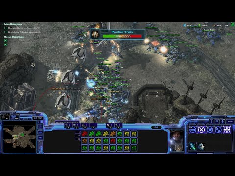 StarCraft 2 WoL Other Enemy Campaign Mission 16 - The Great Train Robbery
