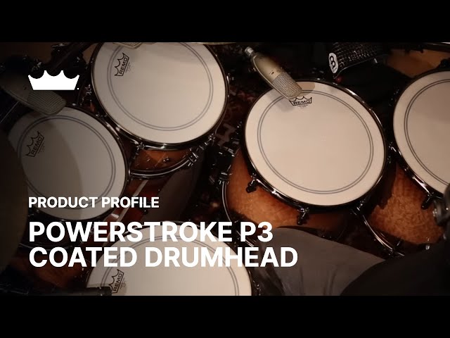 Video teaser for Powerstroke 3 Coated Drumhead | Remo