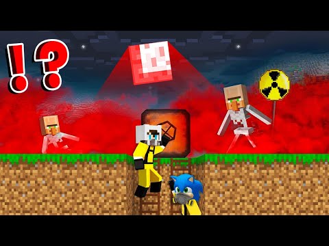 ENES VE BEBEK SONİC KANLI ZEHİRLİ GAZ KIYAMETİNDEN KAÇIYOR ⚠️ Minecraft