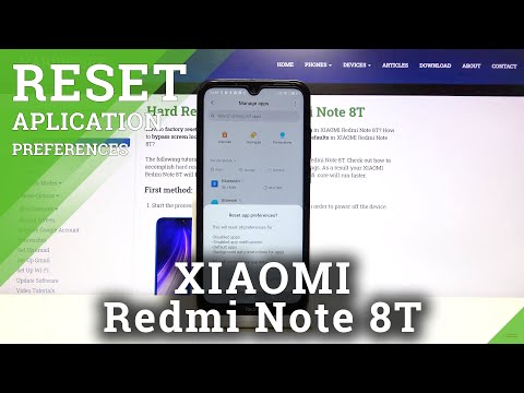 How to Reset App Preferences in XIAOMI Redmi Note 8T – Restore App Defaults