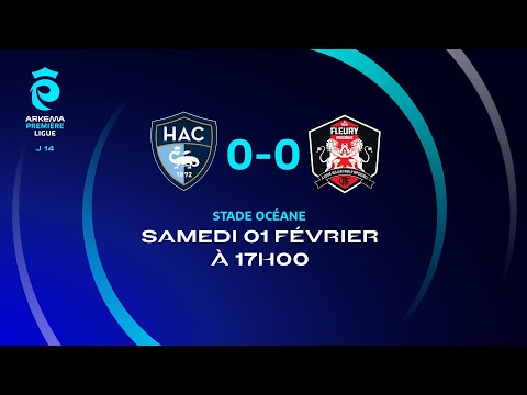 J14 I Havre AC – FC Fleury 91 (0-0), le résumé I Première Ligue FFF 2024-2025