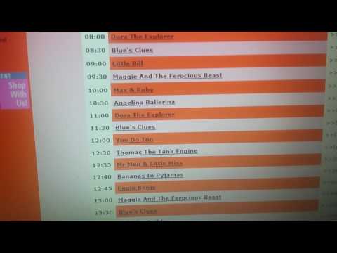 Nick jr. on Wayback Machine part 1