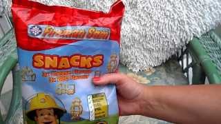 preview picture of video 'UK FIREMAN SAM FIRE ENGINE CRISPS tasting'