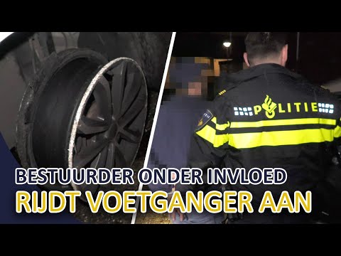 Politie | Bestuurder onder invloed van drank & drugs rijdt voetganger aan | Amsterdam