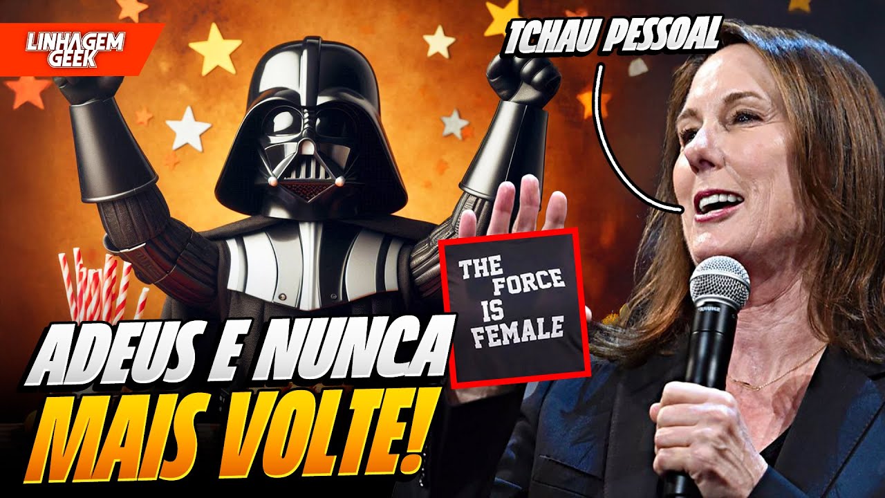 OBRIGADO POR NADA! KATHLEEN KENNEDY FORA DE STAR WARS!