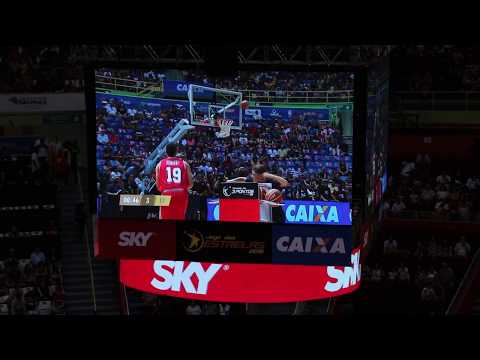 ATLETA DO CAP, DERYK RAMOS, NO TORNEIO DE 3 PONTOS DO JOGO DAS ESTRELAS DO NBB10 - 2018