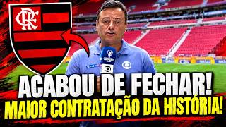 EXPLODIU NESSA TARDE! TORCIDA FOI A LOUCURA! ACABOU DE CONFIRMAR! NOTÍCIAS DO FLAMENGO!