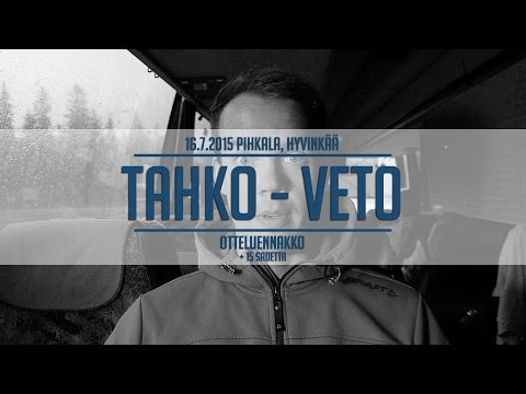 16.7.2015 Tahko - Veto otteluennakko