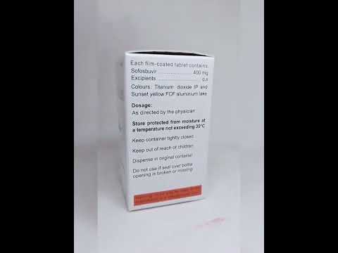 Sofosbuvir 400mg Sofovir Tablet
