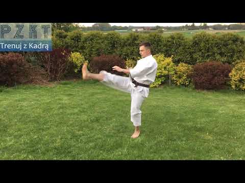 Trenuj z Kadrą - PZKT - Michał Pyszniak - Mae Geri - Karate Tradycyjne