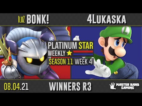 PSW S11:W4 - IluZ | BONK! (Meta Knight) Vs. 4Lukaska (Luigi) - WR3